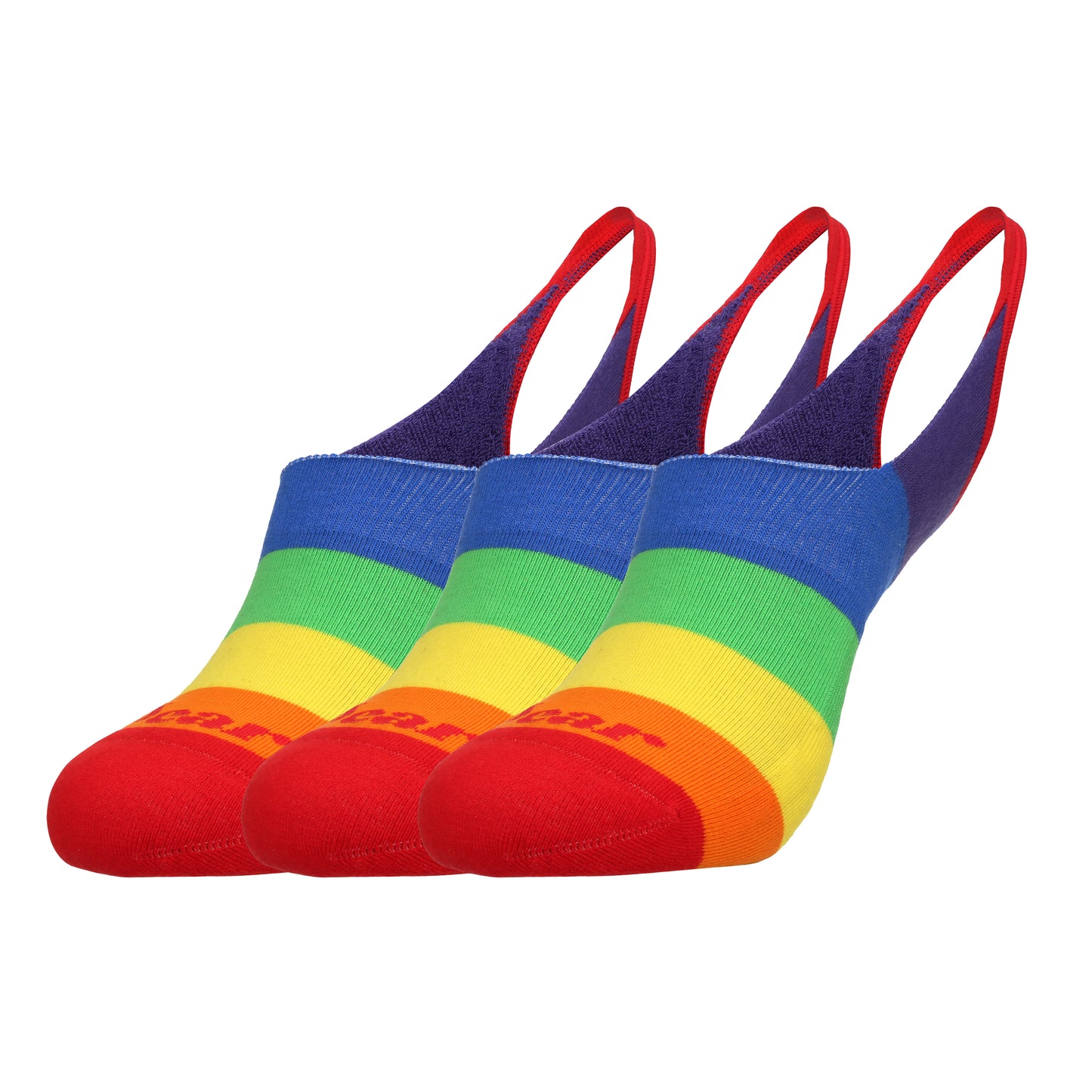 3 Pair Heelless  No-Show