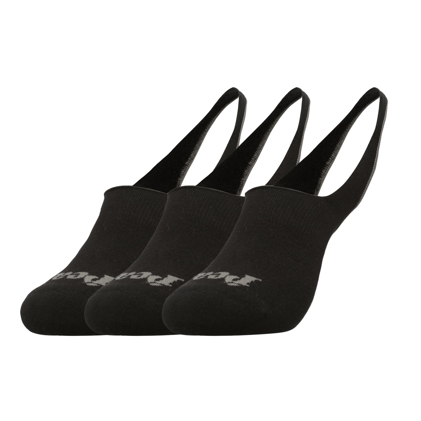 3 Pair Heelless  No-Show V2