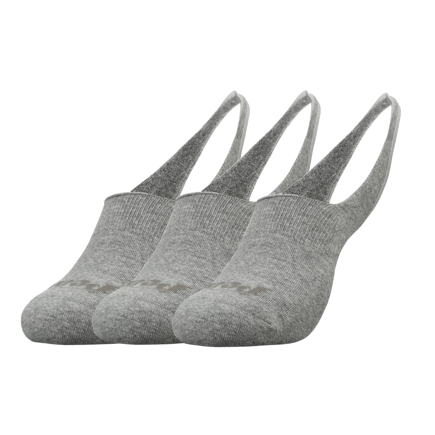 3 Pair Heelless  No-Show V2