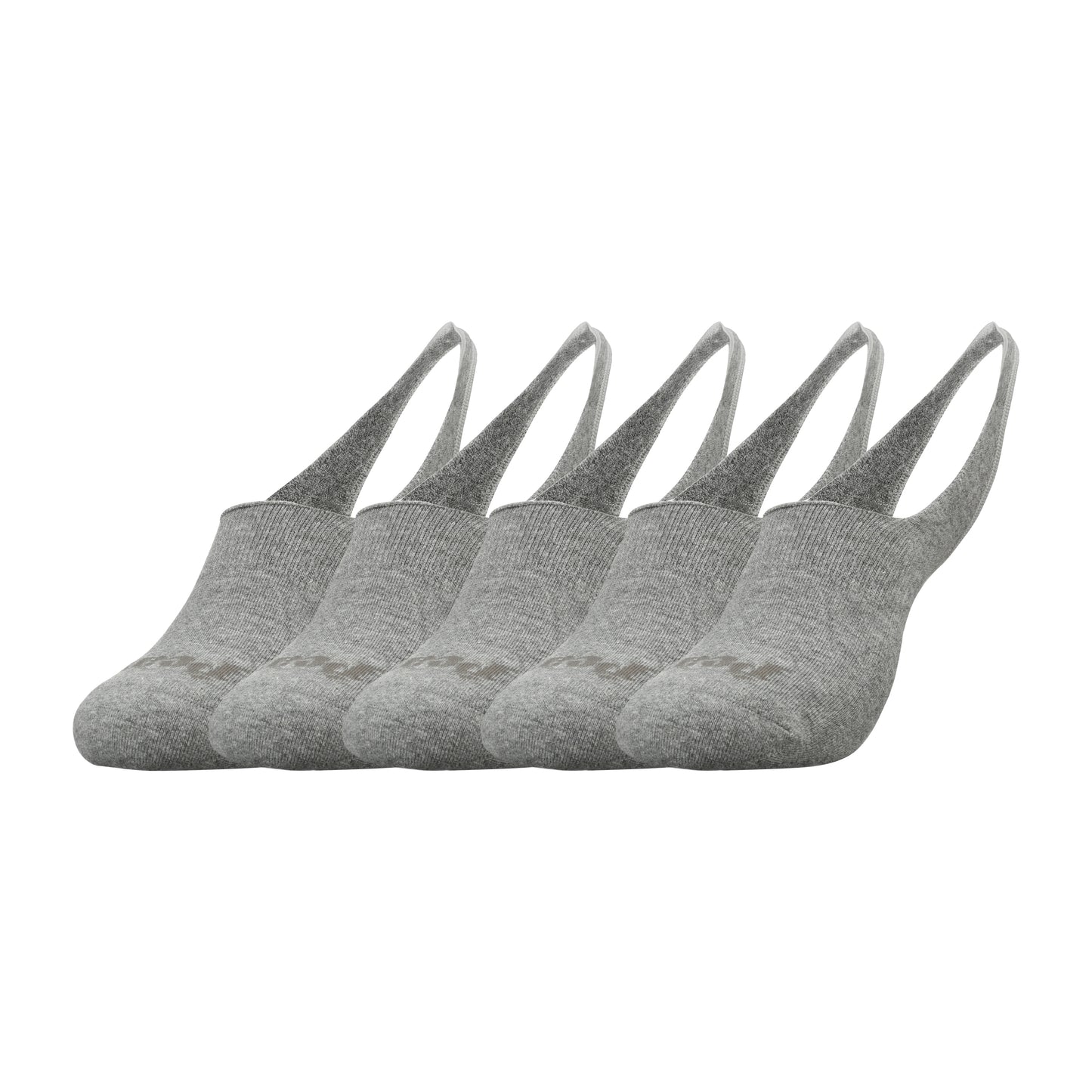 5 Pair Heelless  No-Show V2
