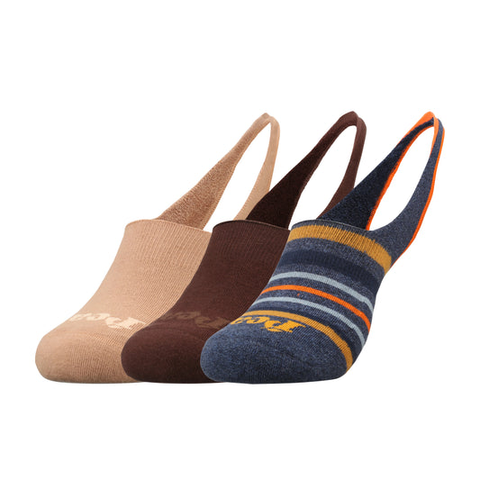 3 Pair Heelless  No-Show V2