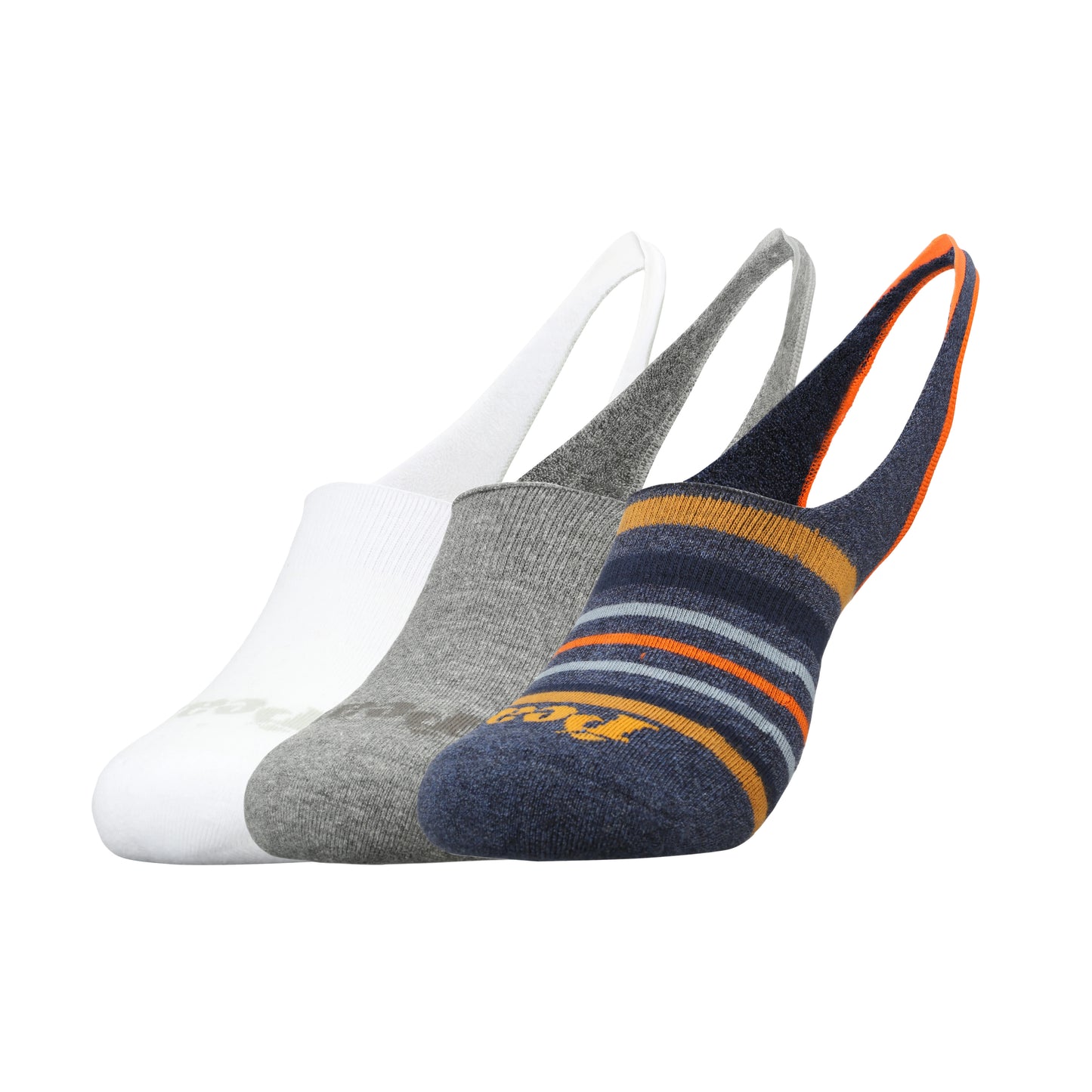 3 Pair Heelless  No-Show V2
